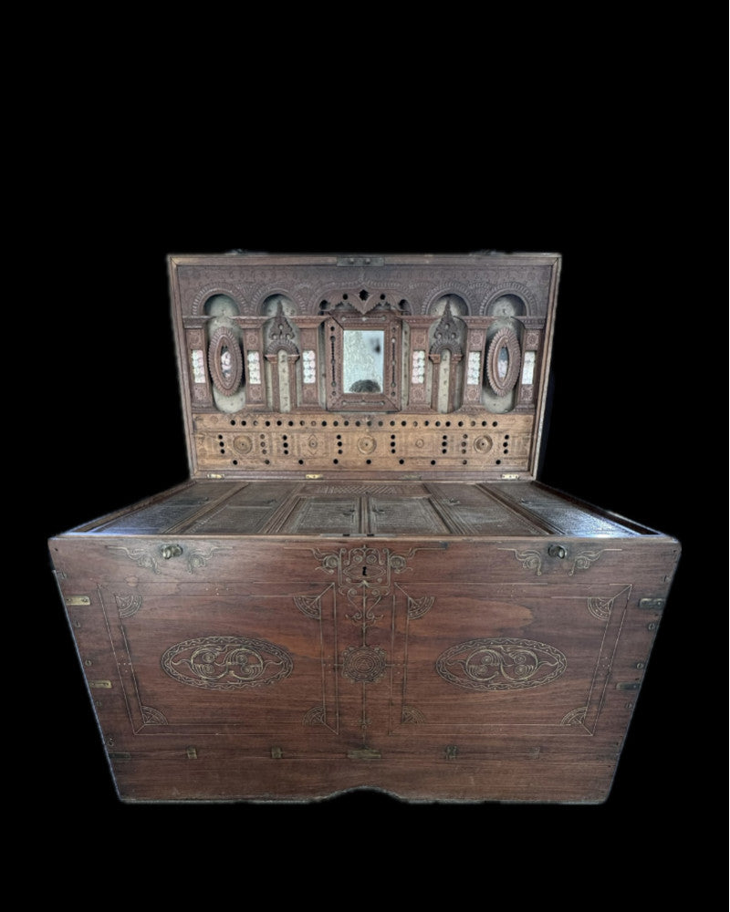 Anglo-Indian marriage chest