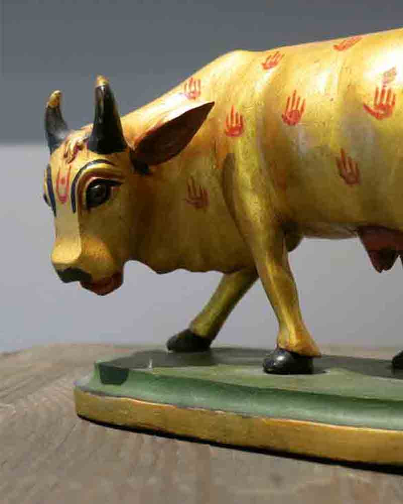 Sacred cow statue