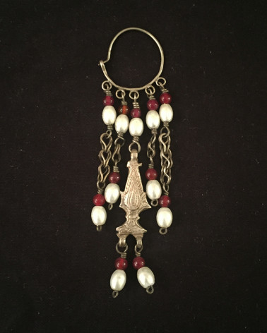 India - silver earrings