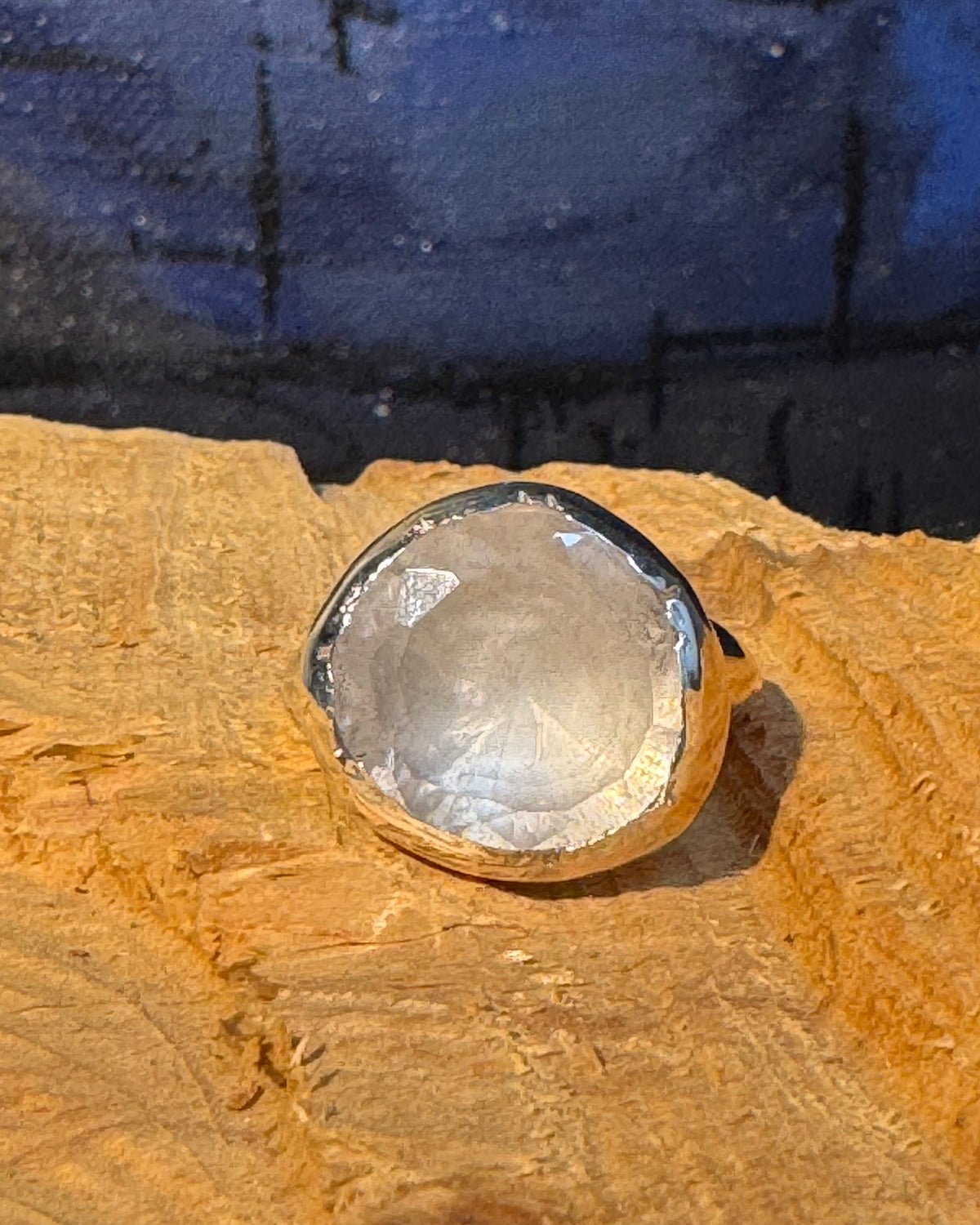 Bague Argent et Quartz rose