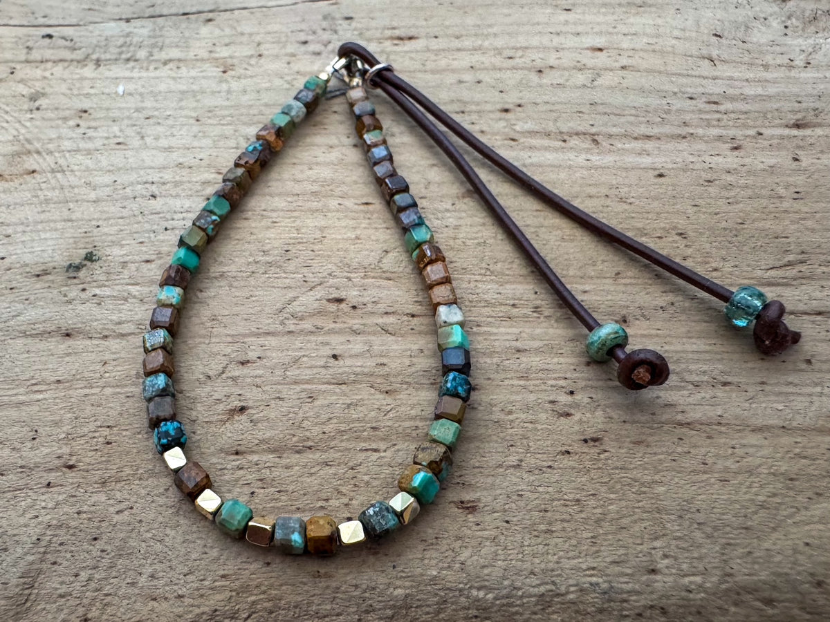 Bracelet Or et Turquoise