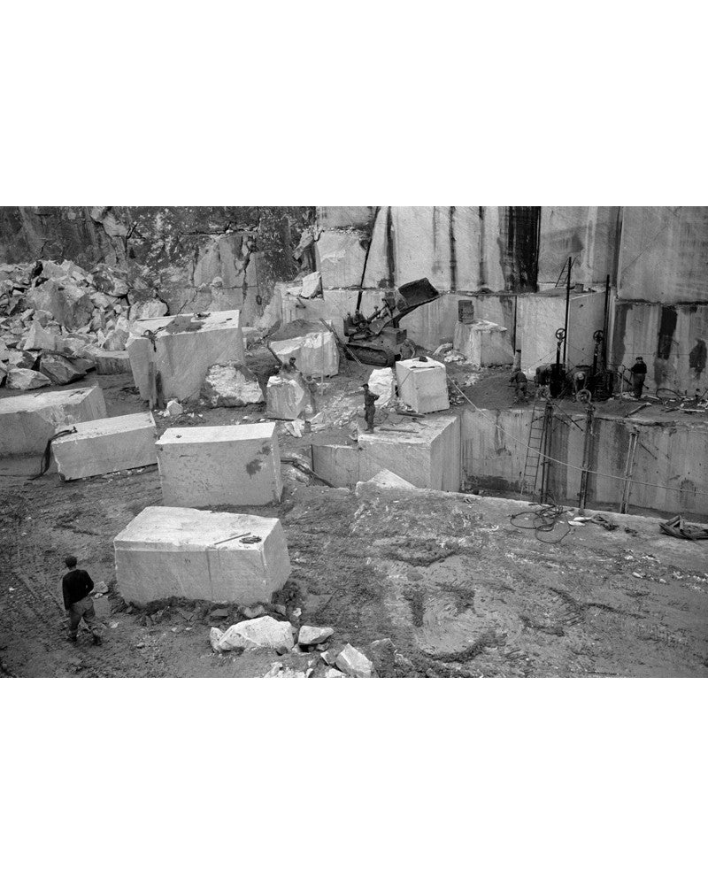Carrare, carrières de marbre - Tirage argentique