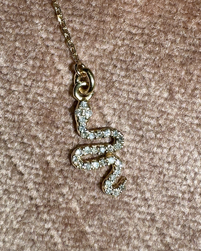 Snake charmer earrings