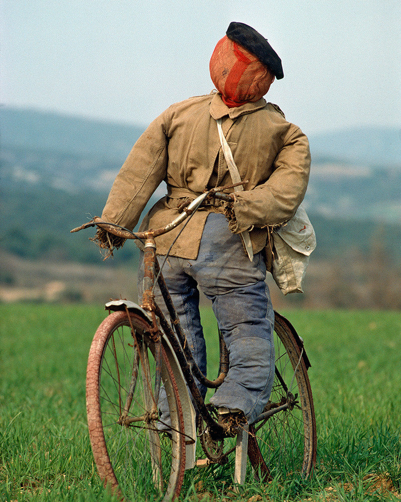 Retrospective - Scarecrow on a bicycle
