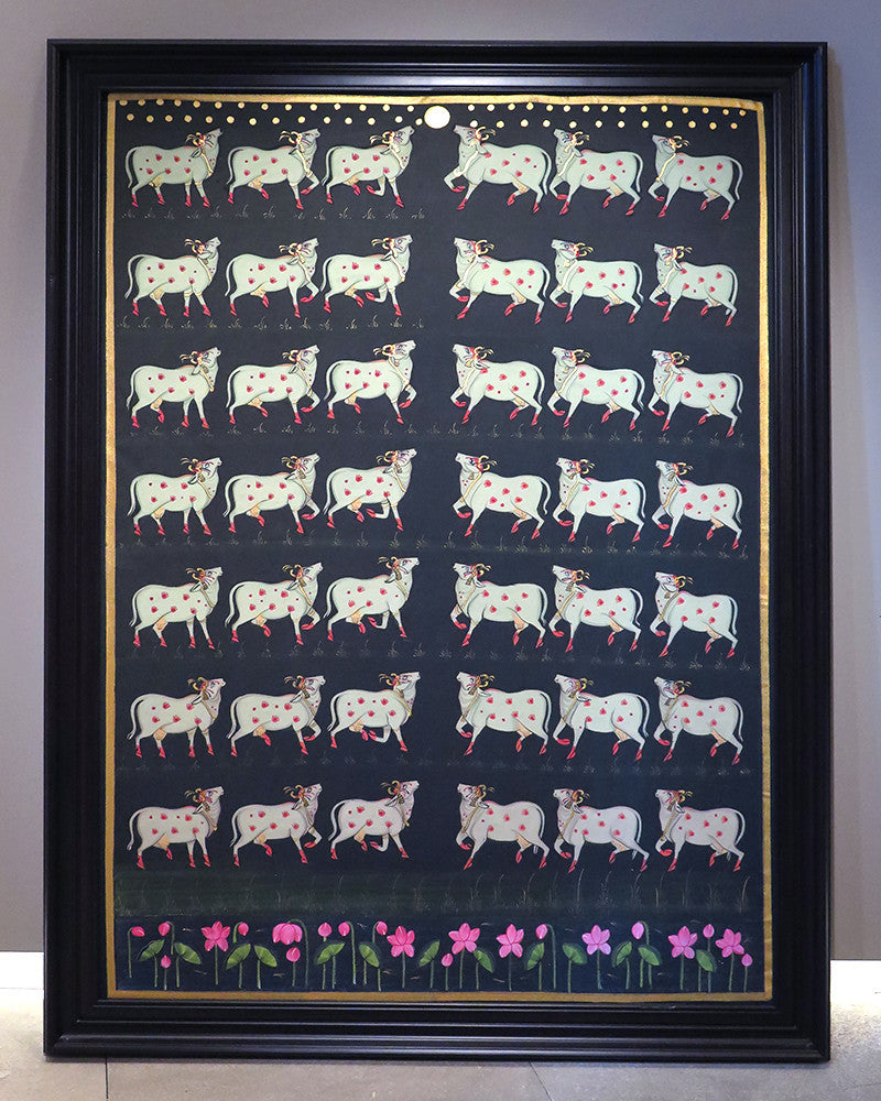 Sacred cow decorative panel