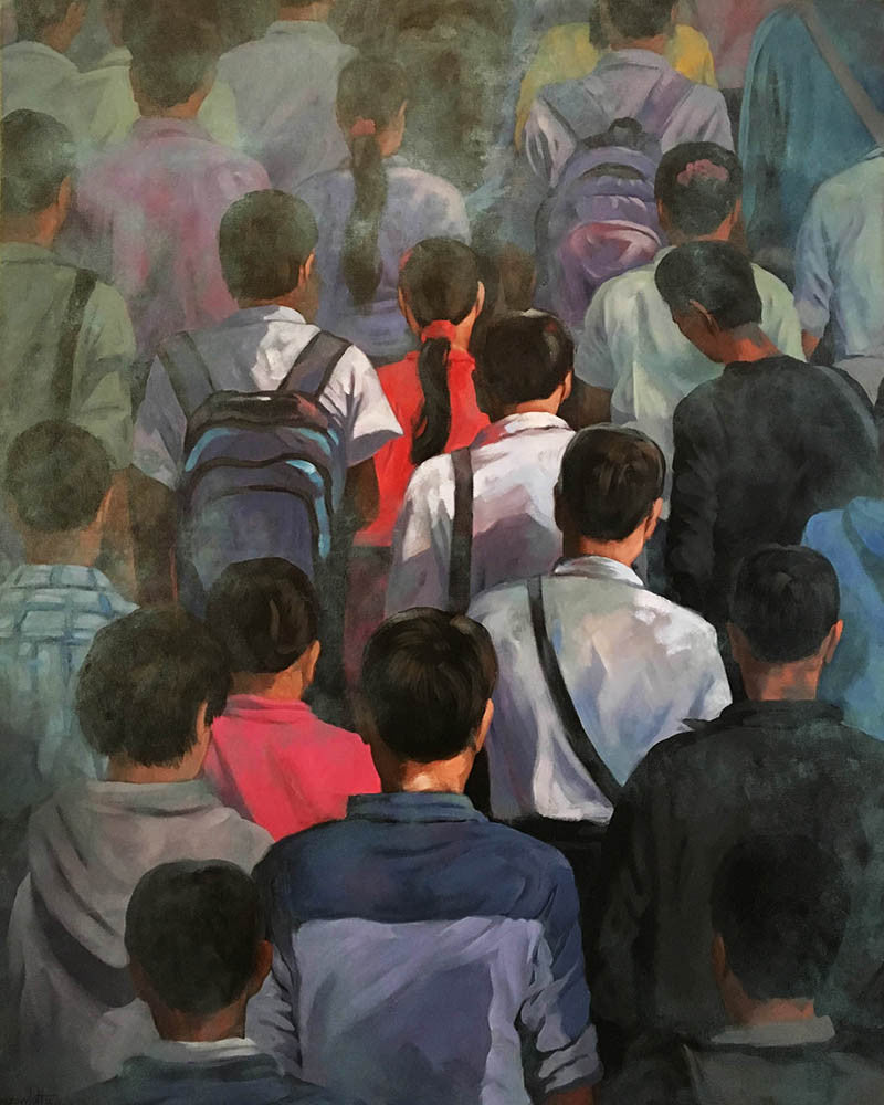 People in Fog
