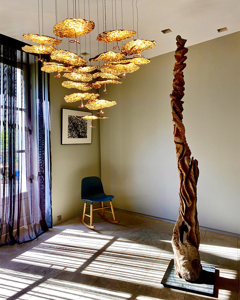 Draped column