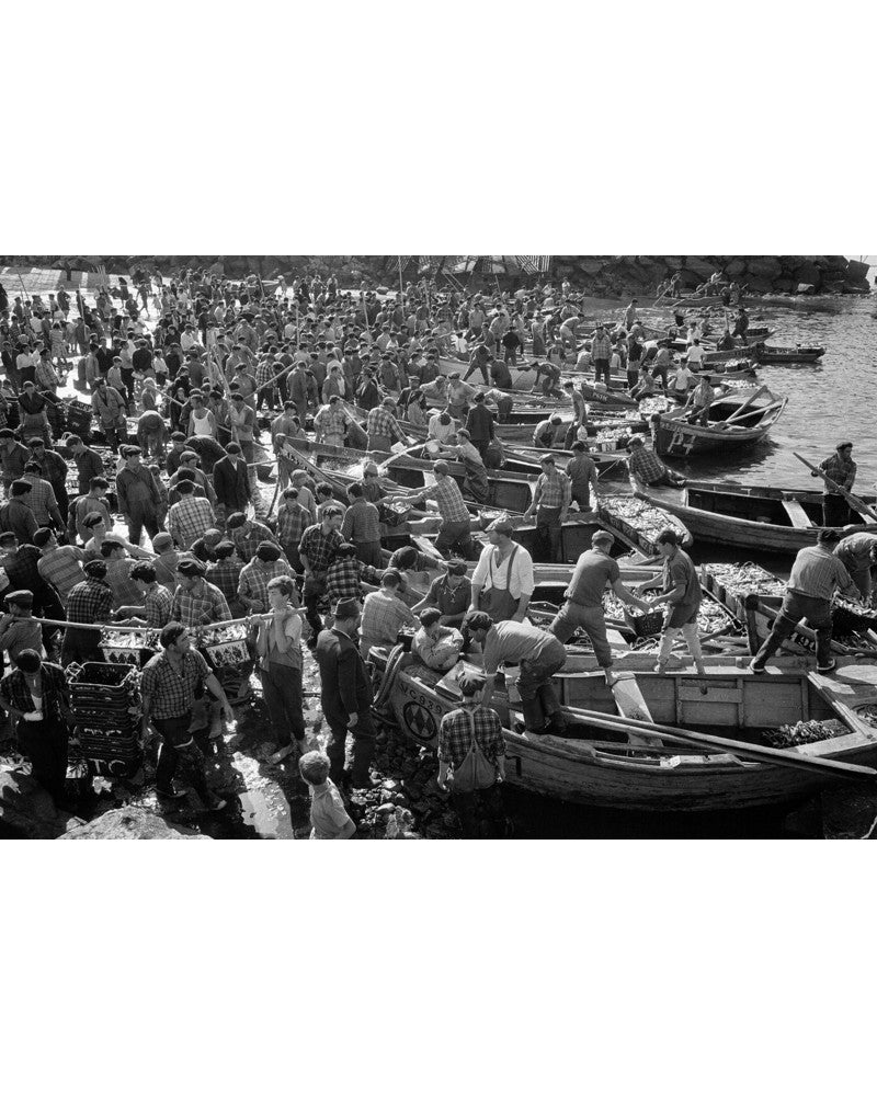 [Return from fishing] - Hans Silvester, silver gelatin print