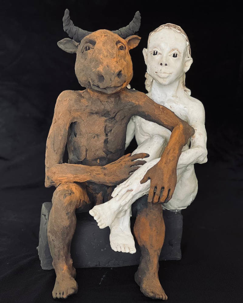 La femme et le Minotaure